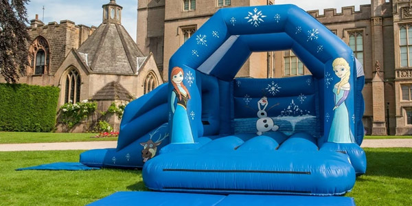 Frozen Ice Themed Bouncy Castle